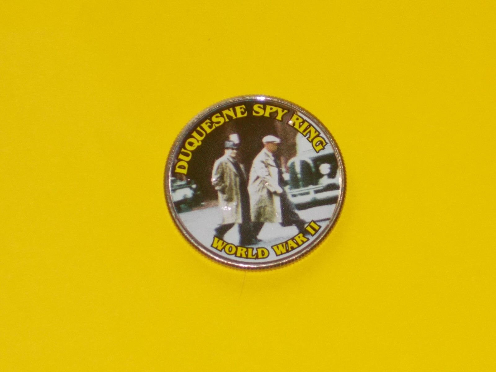 Colorized Kennedy Half Dollar - World War 2 - Duquesne Spy Ring K155