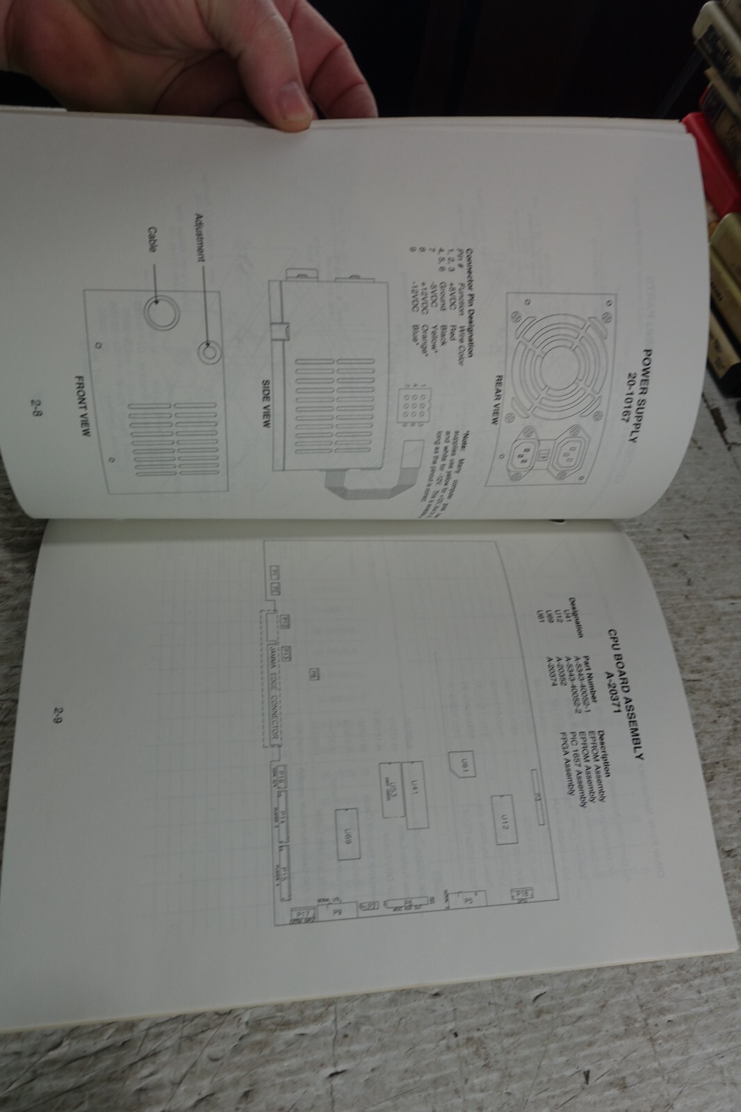 Midway War Gods Arcade factory manual