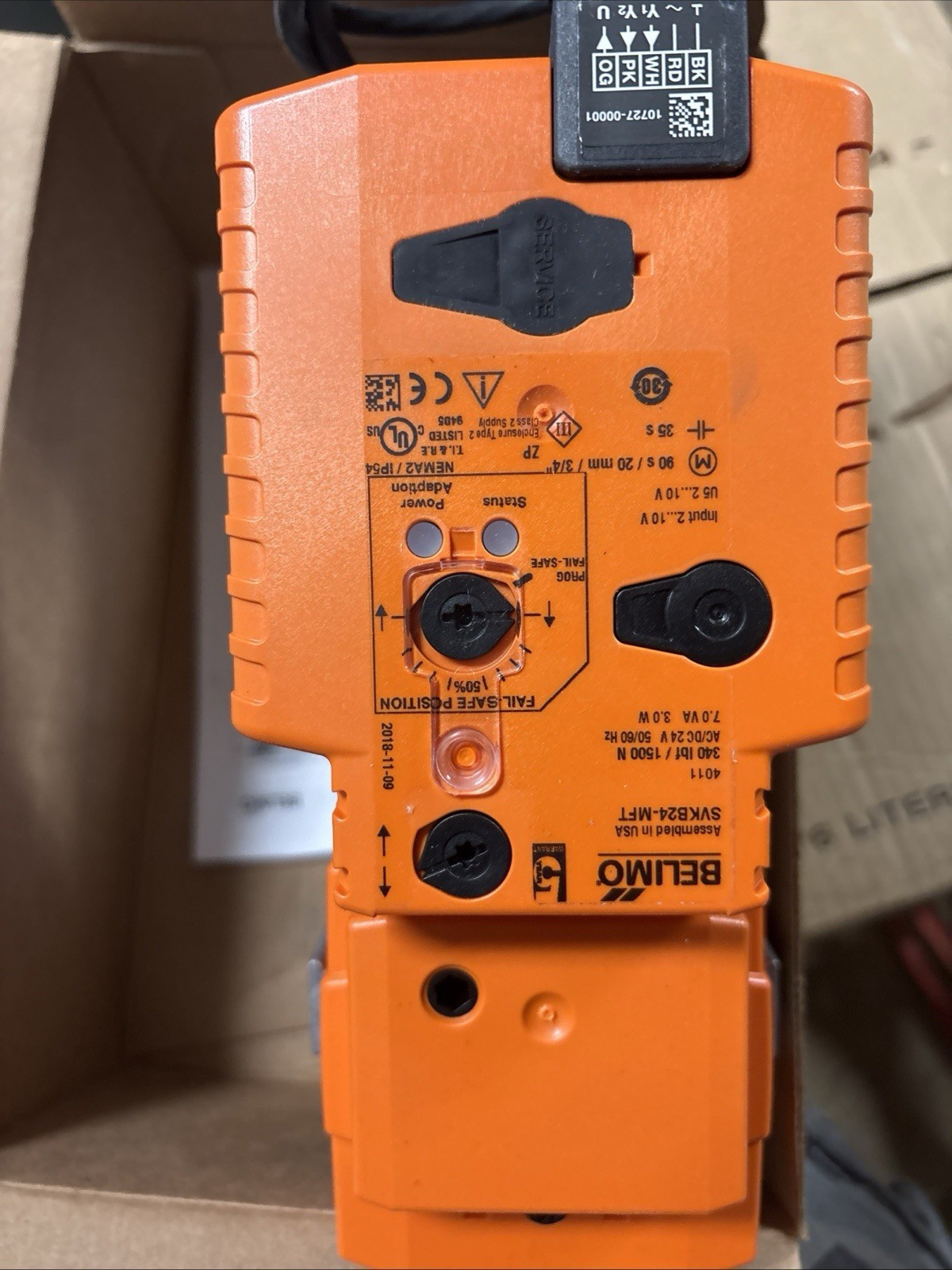 Belimo SGVL+SVKB24-MFT Actuator 24V