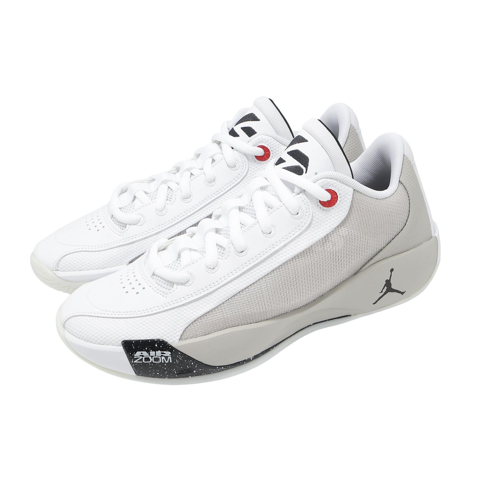 Nike Jordan Luka.77 PF White Tech Grey Flame Red Men Basketball Shoes HF0819-103