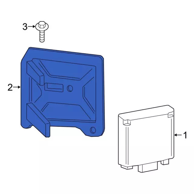 Genuine Ford Blind Spot Detection System Warning Sensor Bracket LC3Z14D189B