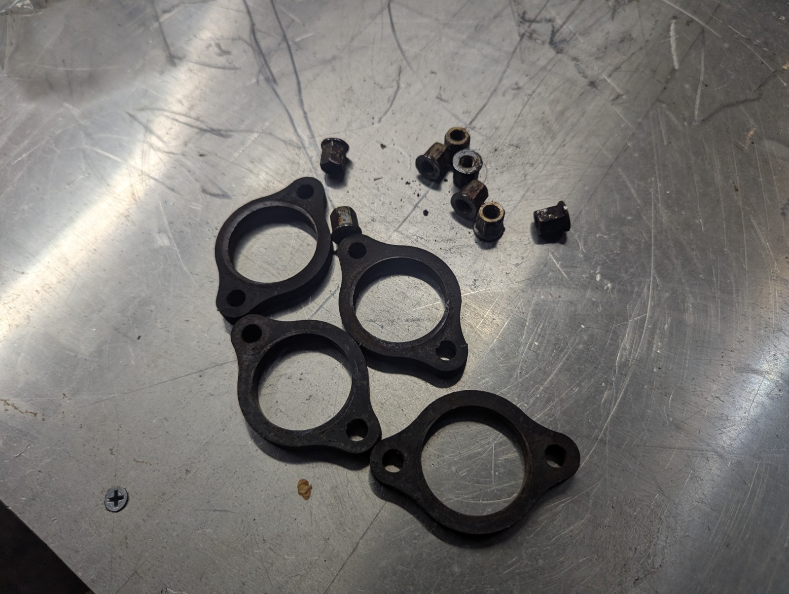 98-01 HONDA INTERCEPTOR VFR800 exhaust flange and nuts