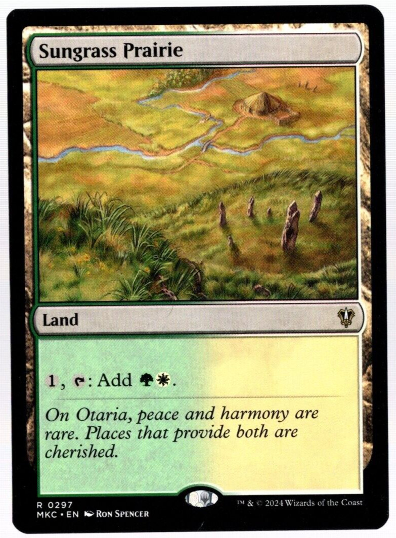 Sungrass Prairie 0297 Non Foil Rare Murders at Karlov Manor MTG Near Mint