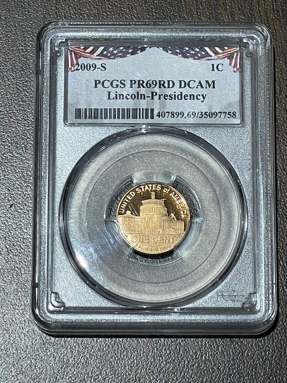 PCGS 2009-S Lincoln Bicentennial 4 Set PR69RD DCAM