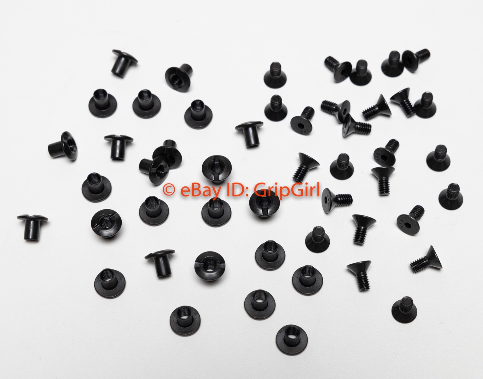 25x Black Socket Cap Head Screws/Slotted Posts Mounting Hardware Kydex Holsters