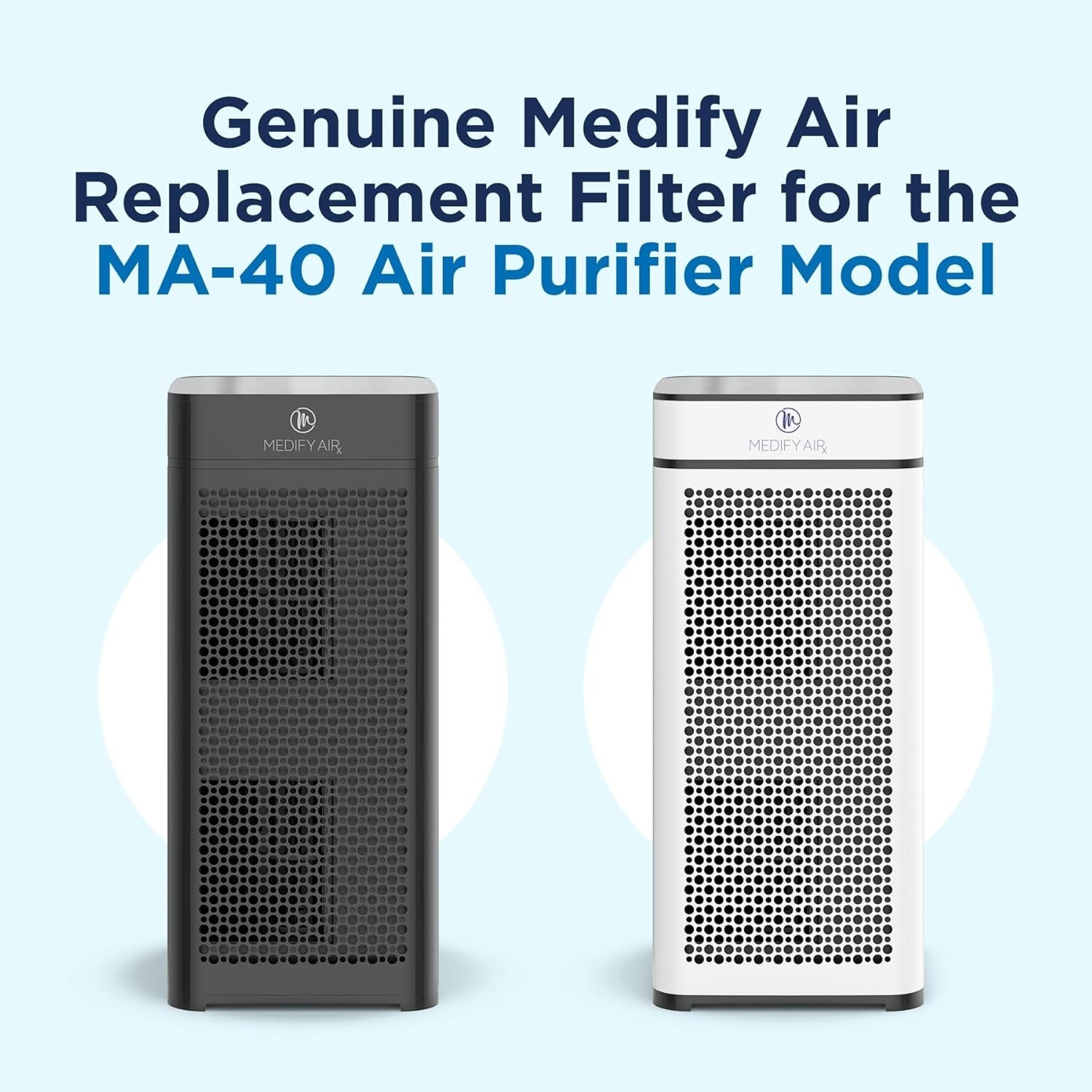 MA-40 Genuine Replacement Filter | for Allergens, Wildfire Smoke, Dust, Odors