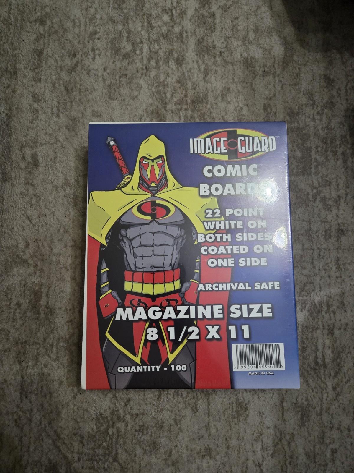 Image Guard Comic Boards 22 Point Magazine Size 8 1/2 x 11 Bag of 100