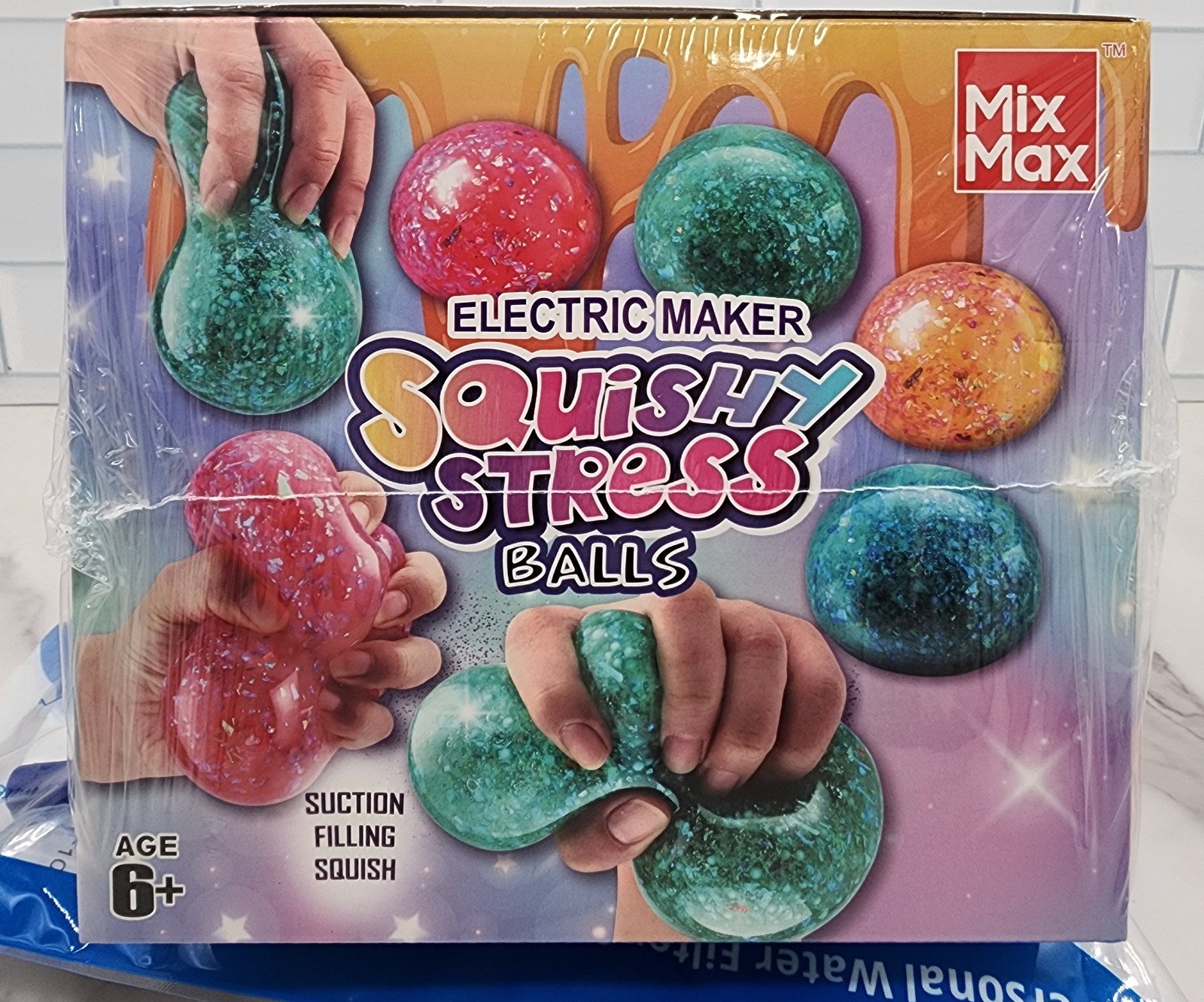 Squishy Stress Ball Maker, New Sealed Shiny Glitter Station Maker