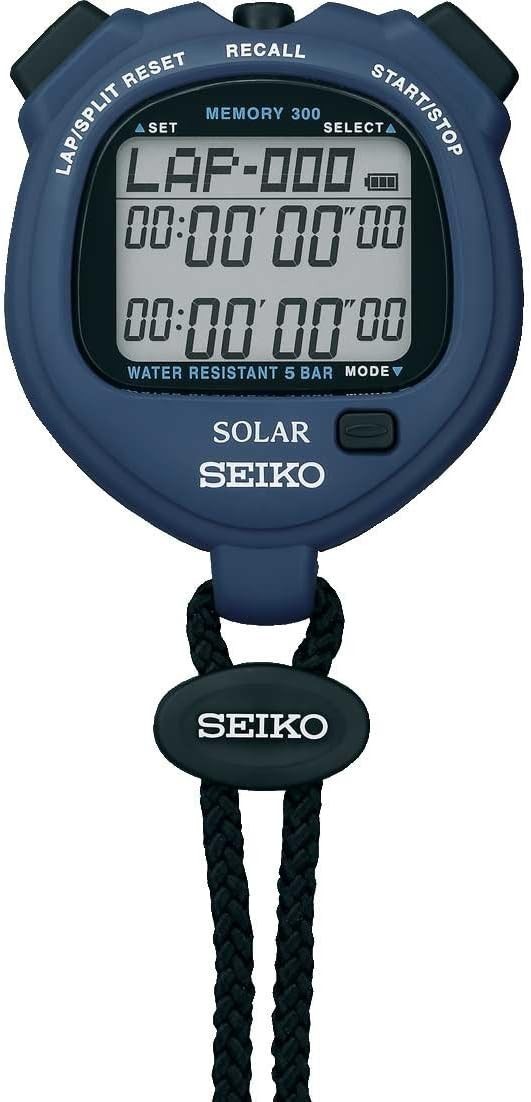 SEIKO SOLAR CHARGER STOPWATCH "SOLAR STANDARD" SVAJ005 Shipping from Japan