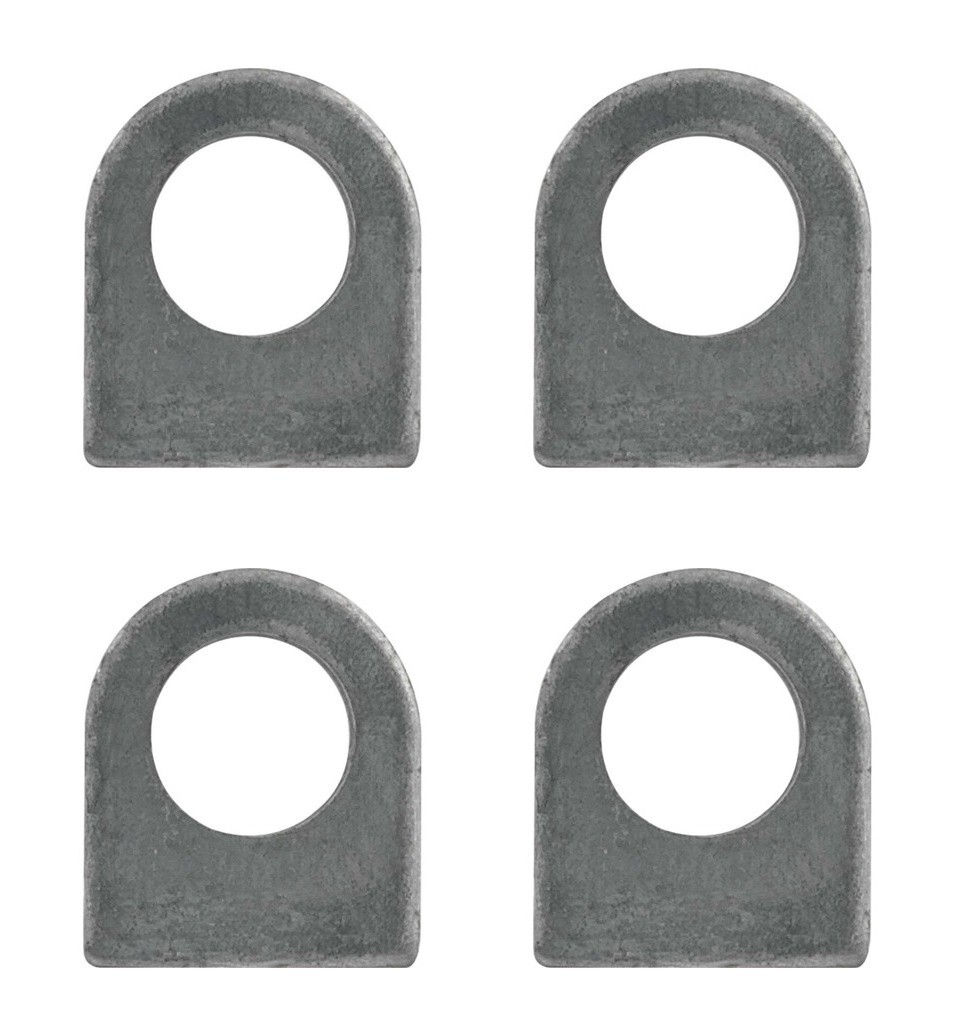 Brake Line Tabs 5/8" Hole | Chassis Mount Brackets | 4-Pack Durable Steel Mounts