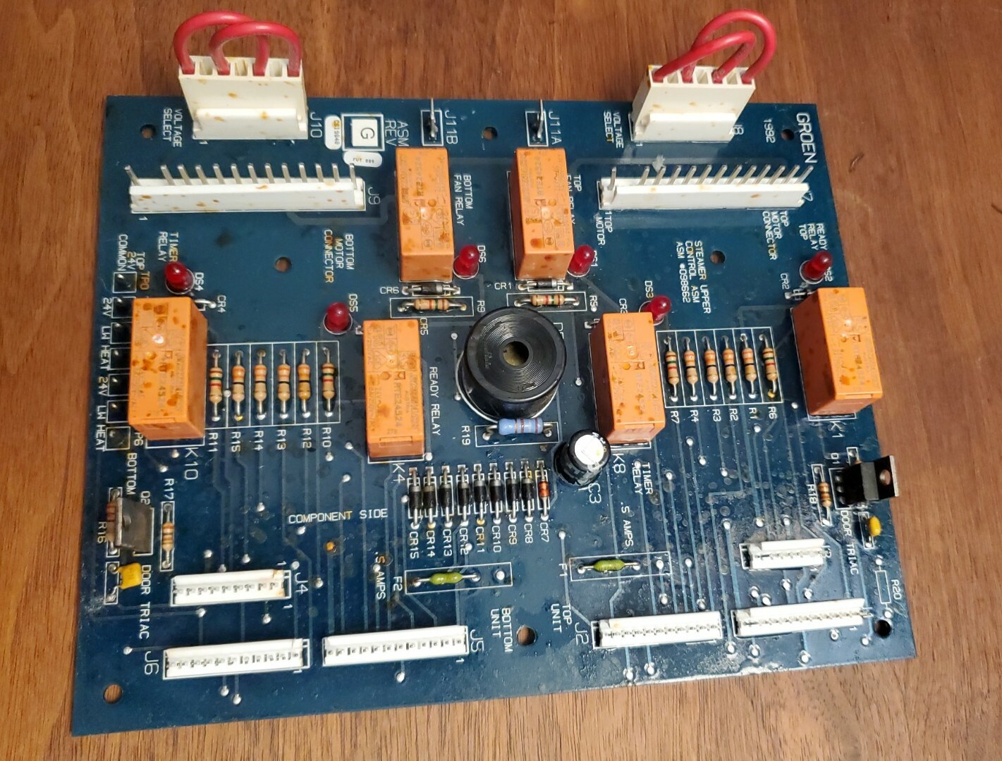 098662 Groen Steamer Upper Control Board Genuine 098662