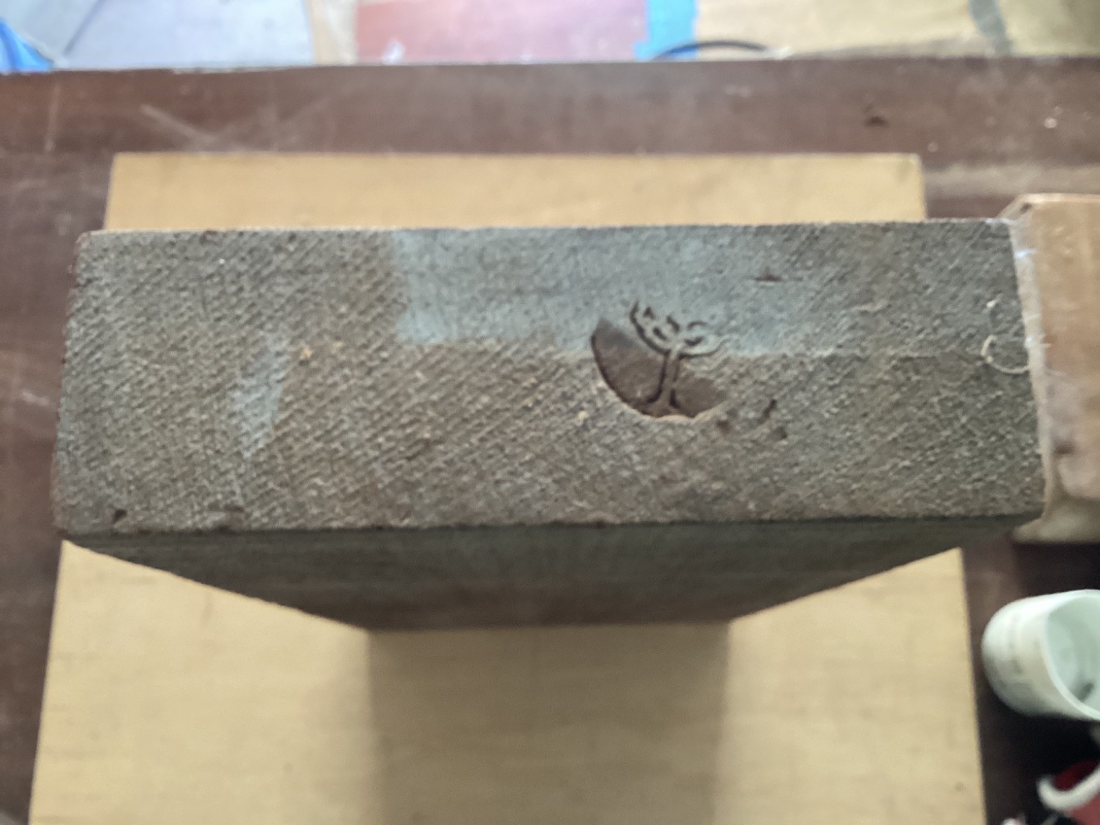 carving block Magohany