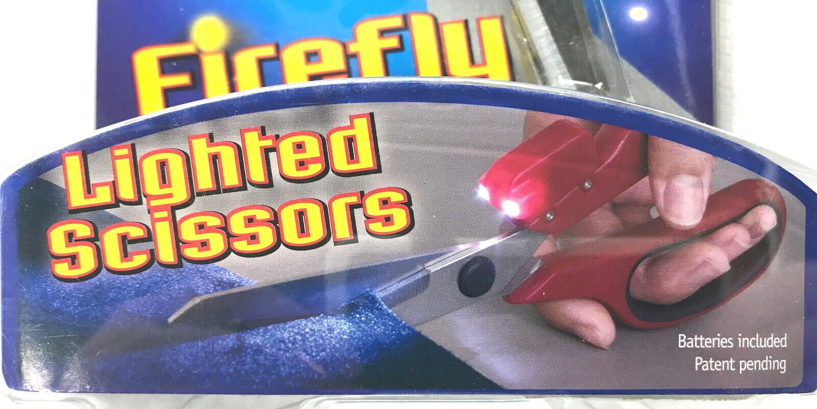 New Firefly Revolutionary Lighted Scissors - 2 Ultra Bright LED Lights