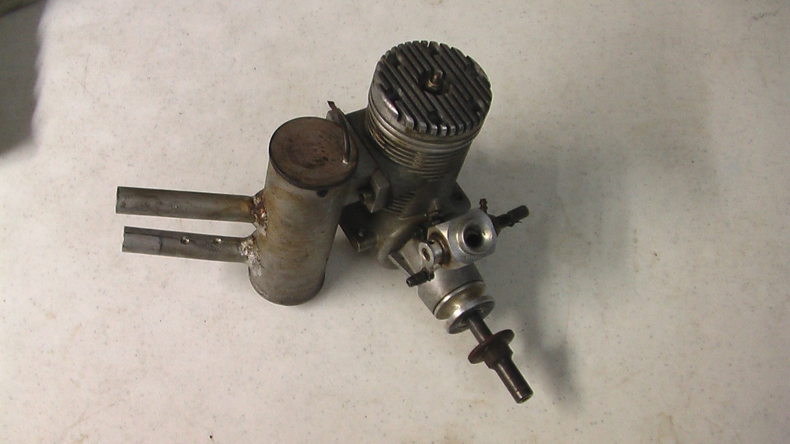 Webra 120 RC with muffler runs well