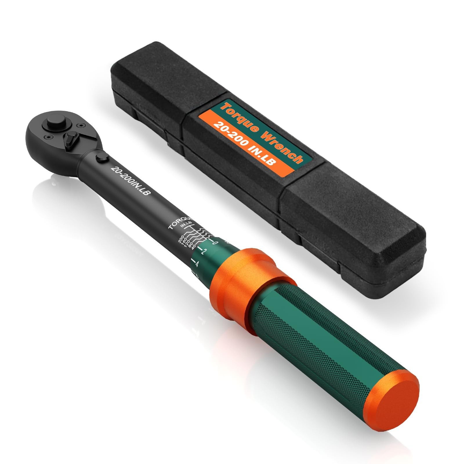 1/4 Inch Drive Inch Pound Torque Wrench 20200 Inlb 72Tooth DualDirection