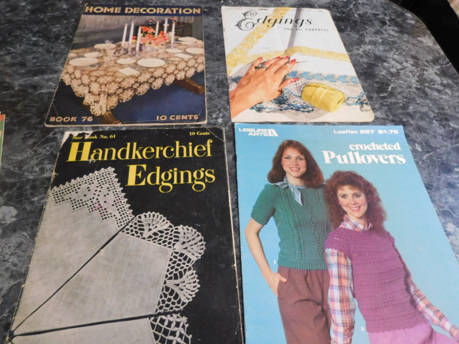 Crochet Patterns Mixed lot of 8