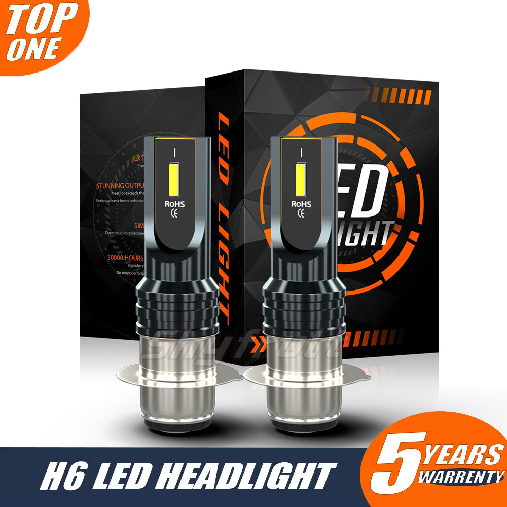For Yamaha Kodiak 400 2000-2004 450 2003-2005 LED Headlight Bright White-Bulbs