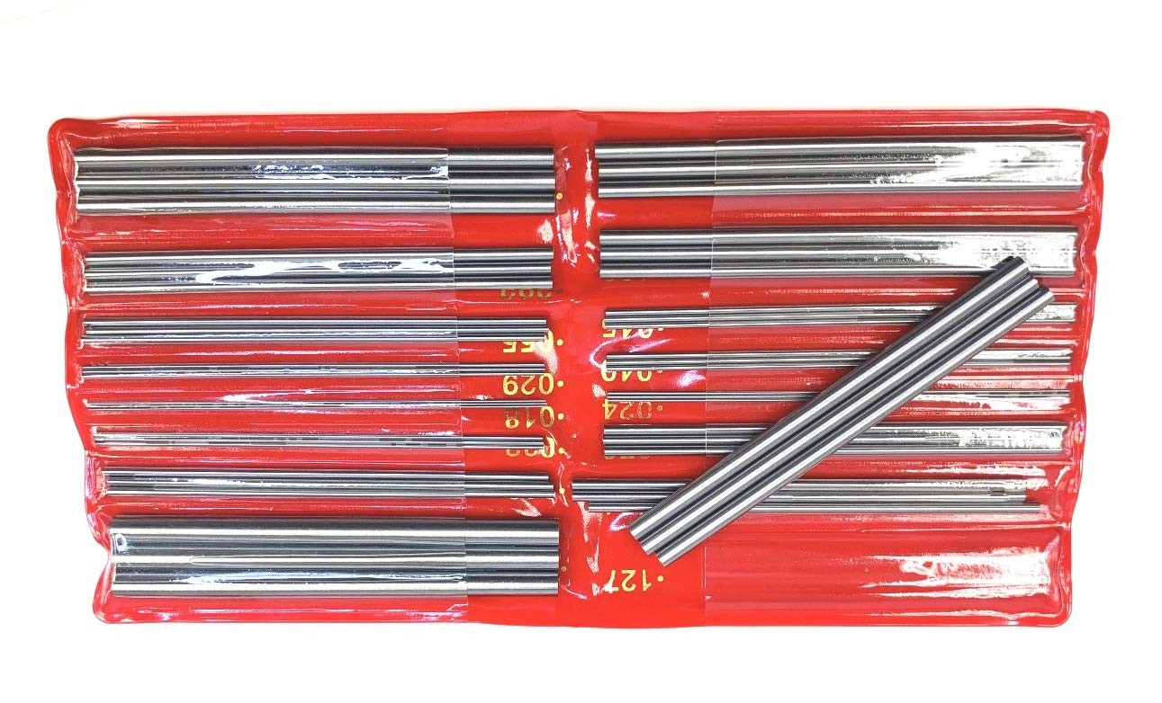 48-Piece Thread Wire Measuring Set for Checking Pitch Diameter Angle