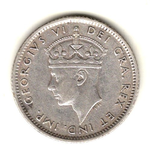 1941 C NEWFOUNDLAND SILVER 10 CENTS
