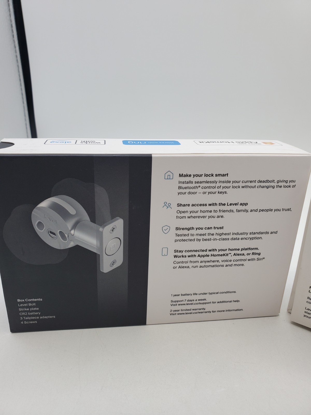 Level Bolt (Wi-Fi) Smart Deadbolt Make Your Lock Smart & Keep Existing Hardware