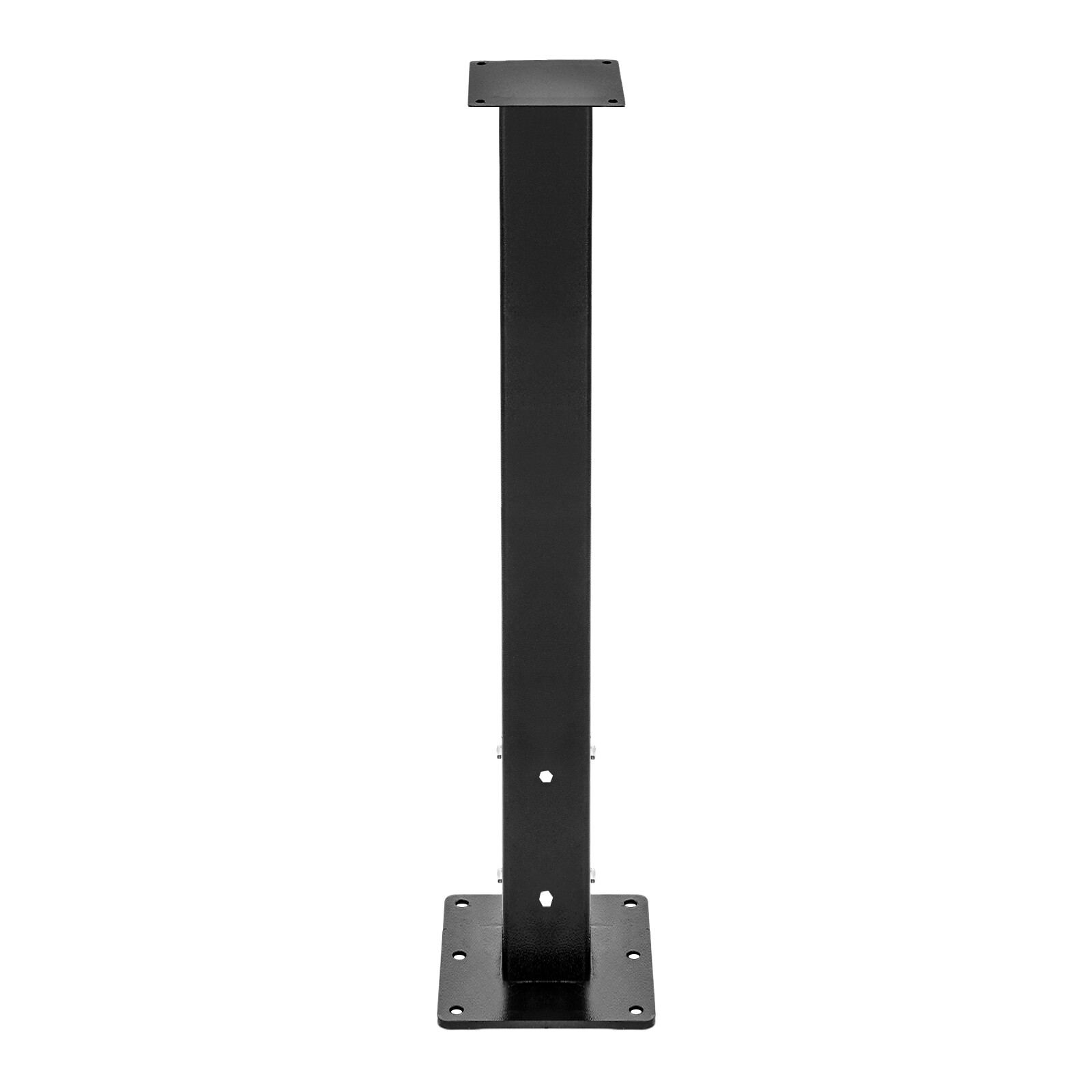 Mailbox Post with Post Base Mailbox Mounting Post Mailbox Post for Outside Black