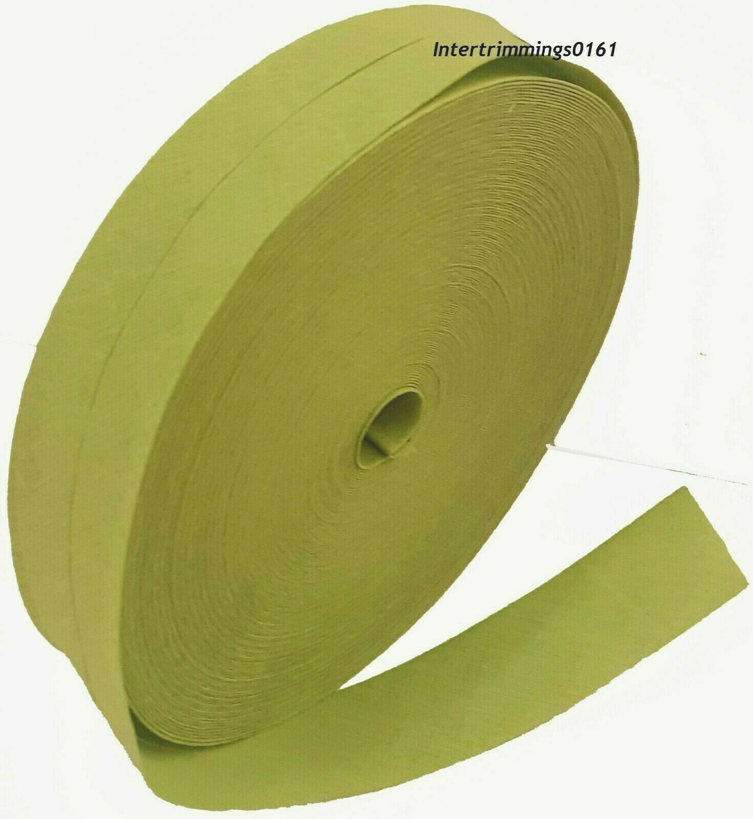 COTTON BIAS BINDING TAPE FOLDED, 30MM, WILLOW GREEN, ART 8661