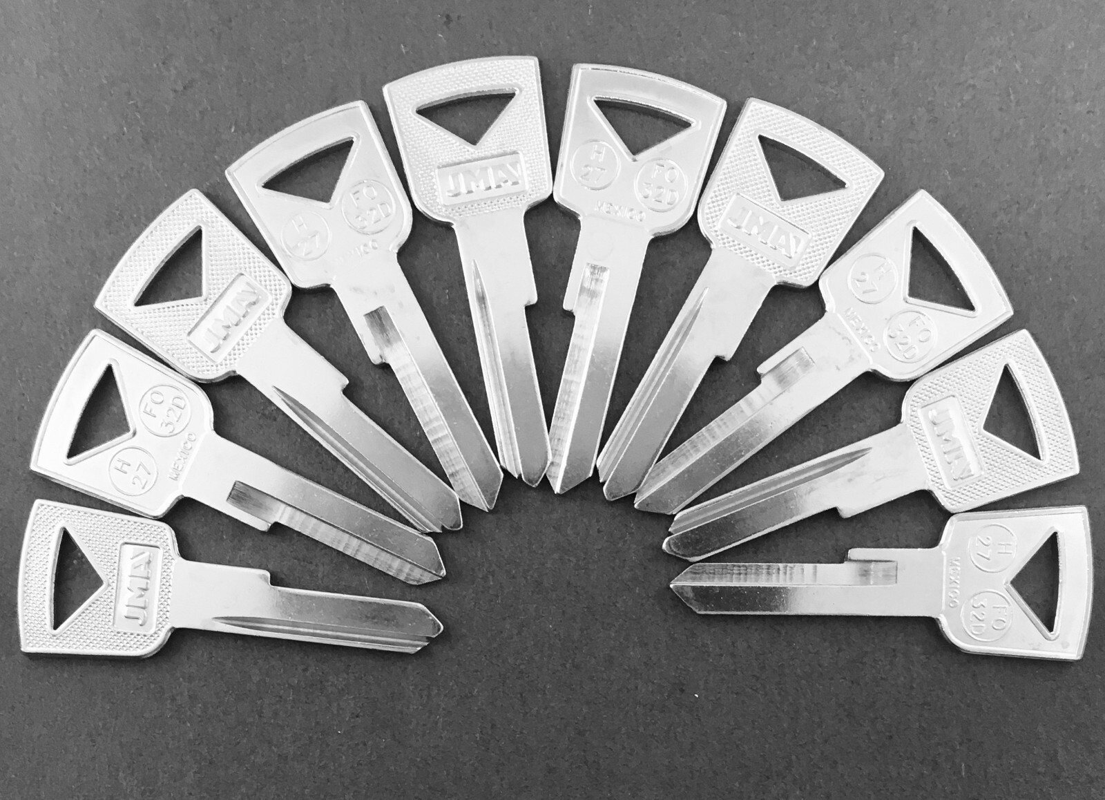 Lots of 2/5/10 H27 1127DP FO-32D Type Key Blanks for Ford