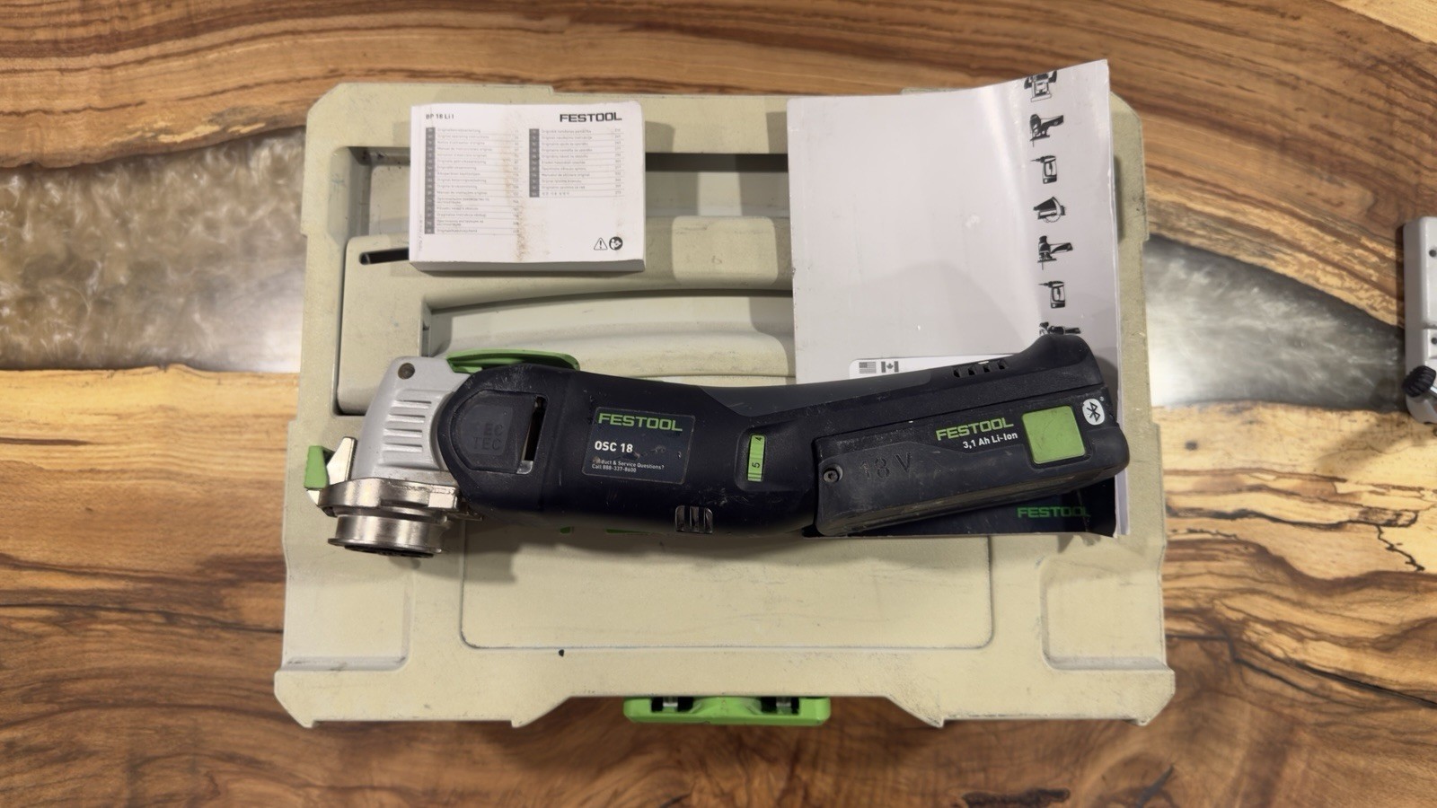 Festool VECTURO OSC 18 Li 3.1 EI-Set 574855 Multi Tool Plunge Kit Systainer