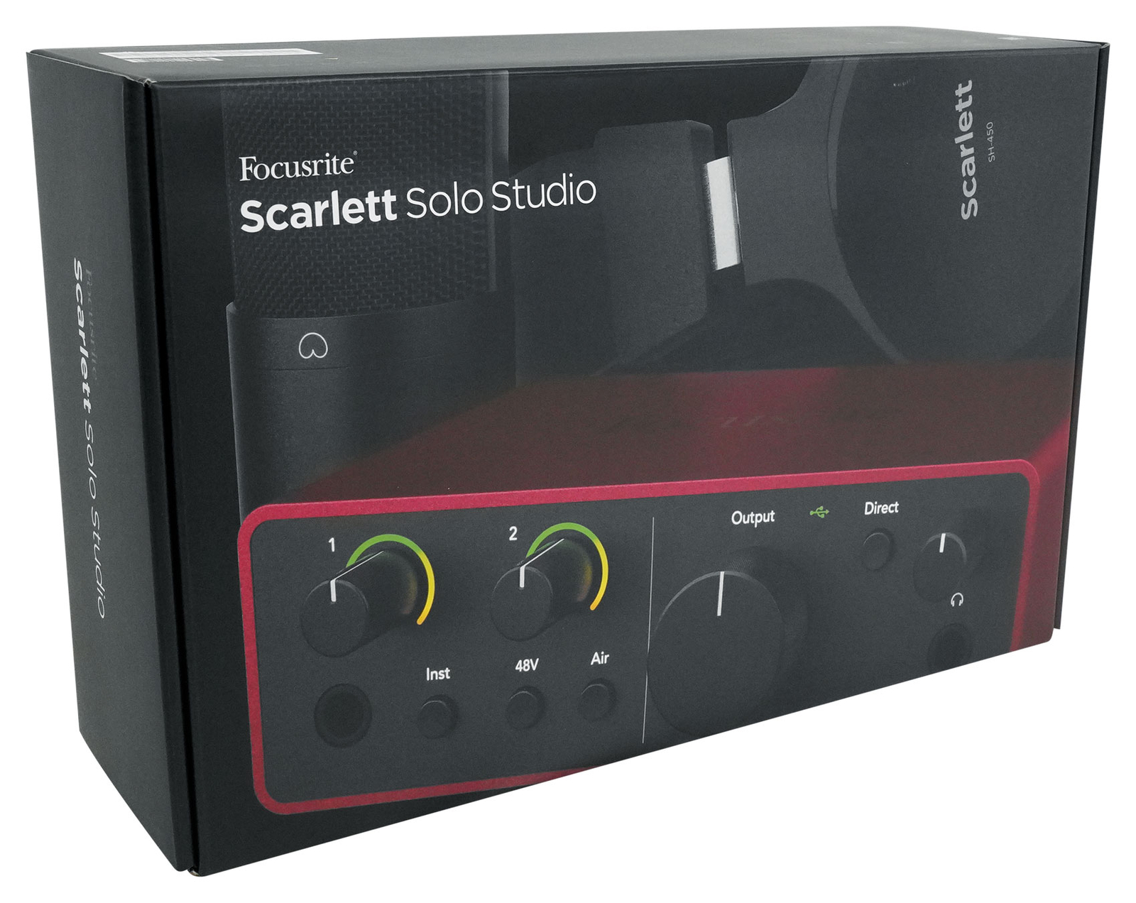 Focusrite Scarlett Solo Studio 4th Gen Recording Interface+Mic+Pop Filter+Cable