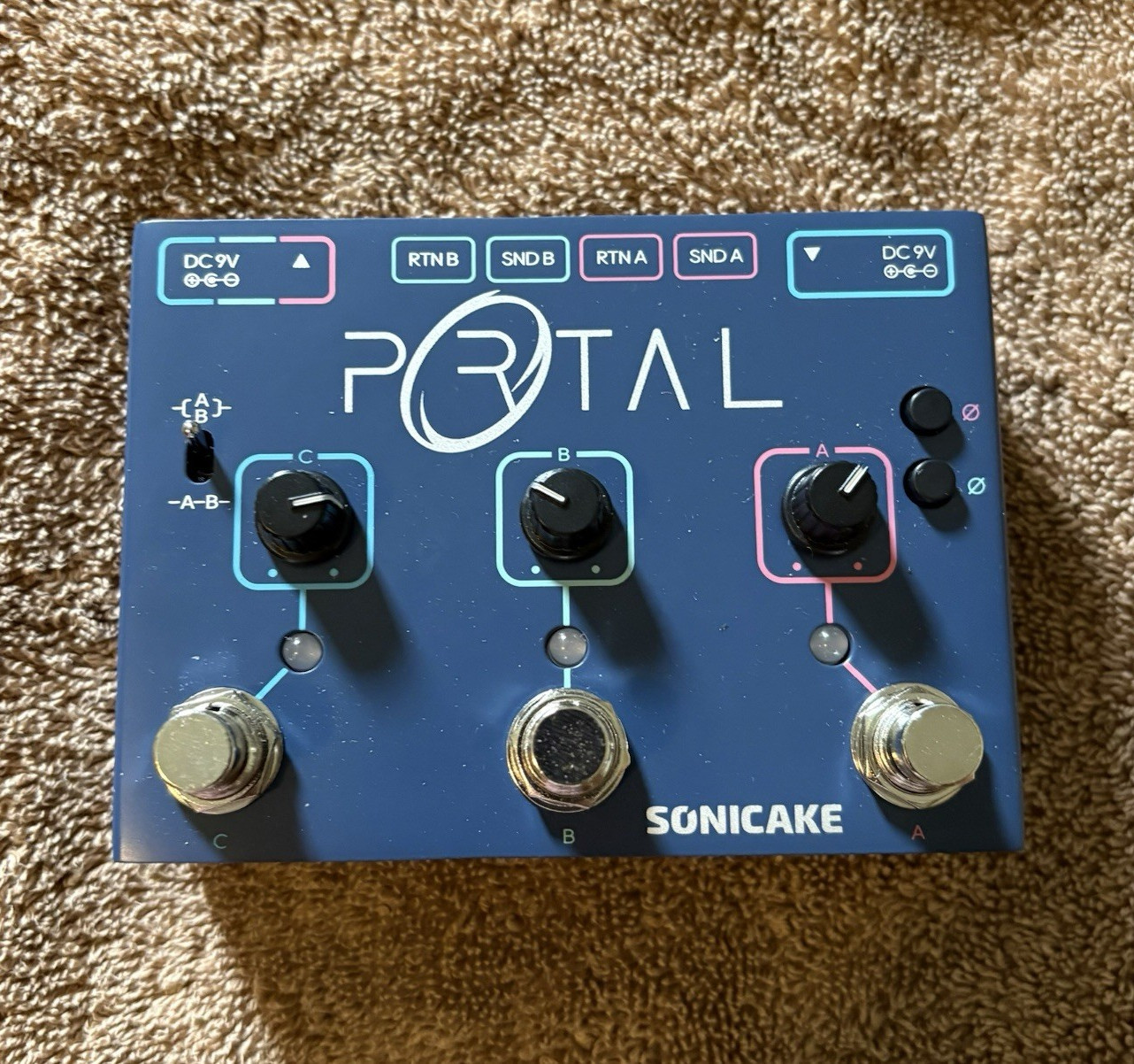 Sonicake Portal Blue Not Reverb Guitar Effects Pedal Compact Effects Unit