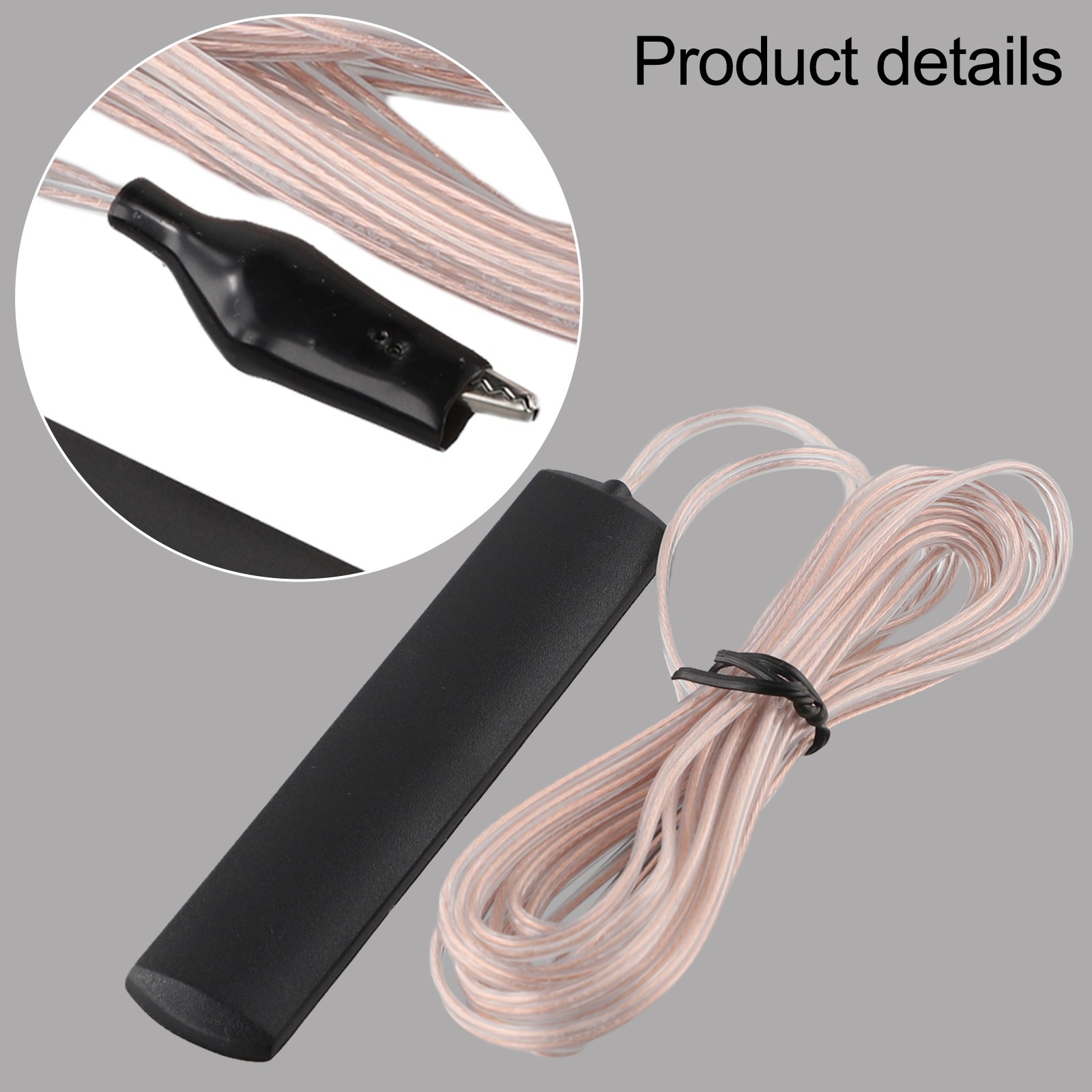 Radio Antenna Antenna Indoor Outdoor 11.5*2.2*0.6cm 85-112MHz Clip