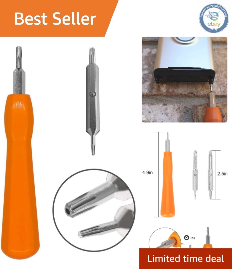 Essential Torx T6 & T15 Screwdriver for All Ring Doorbells -  Quality