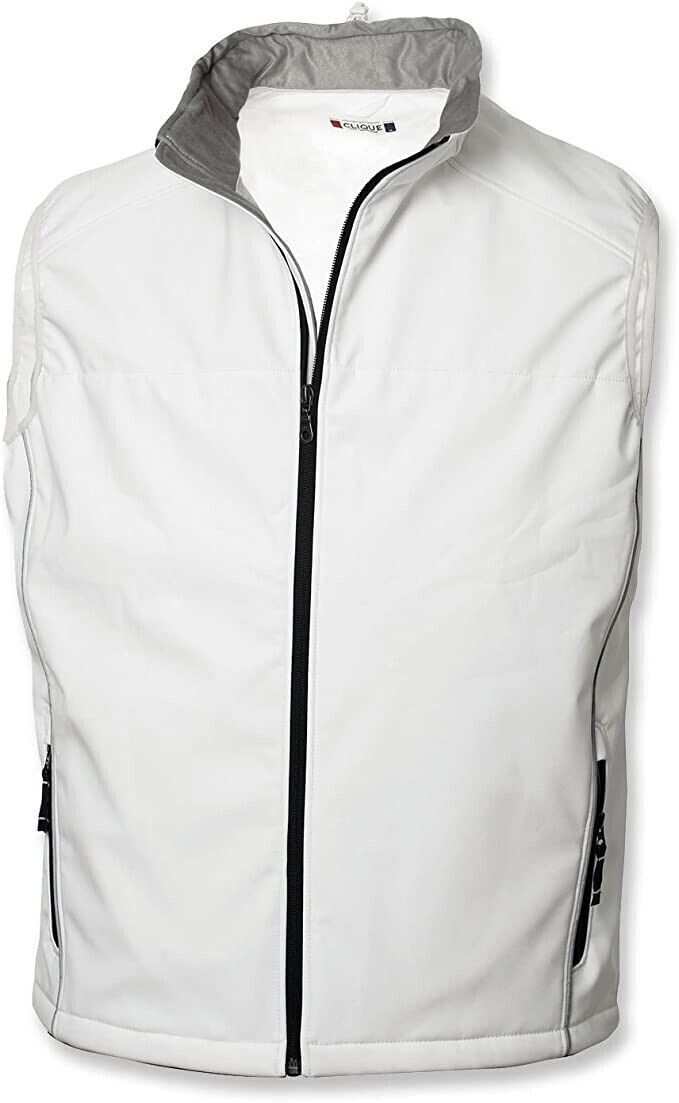 Mens Vest ,Jacket , Off White-Soft Shel , Big Sizes 2XL -3XL-4XL-5XL NWT 48.00