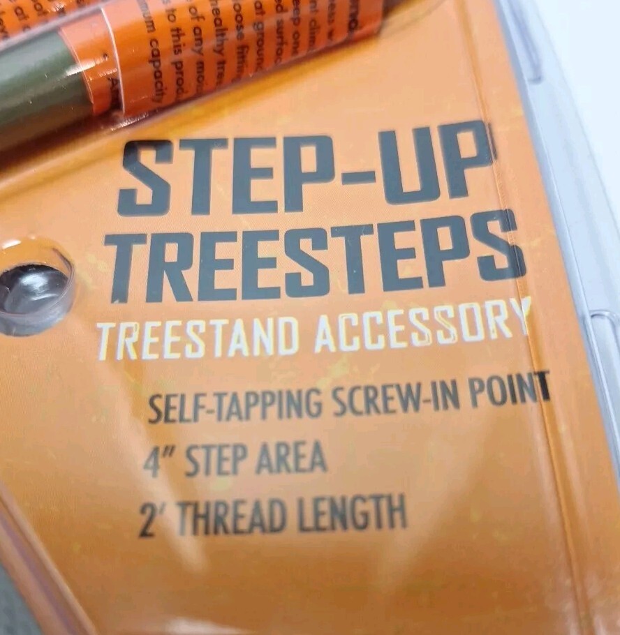 Muddy Step-Up Tree Step - 8 pack- Self Tapping - 4" Step Area - 2" Thread Length