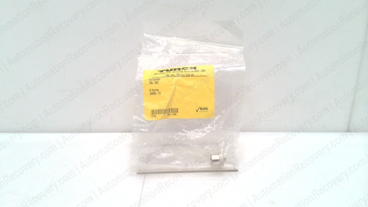 TURCK RK-MC, DUST CAP/COVER FOR M12 SERIES, U0905-72, NEW #353147