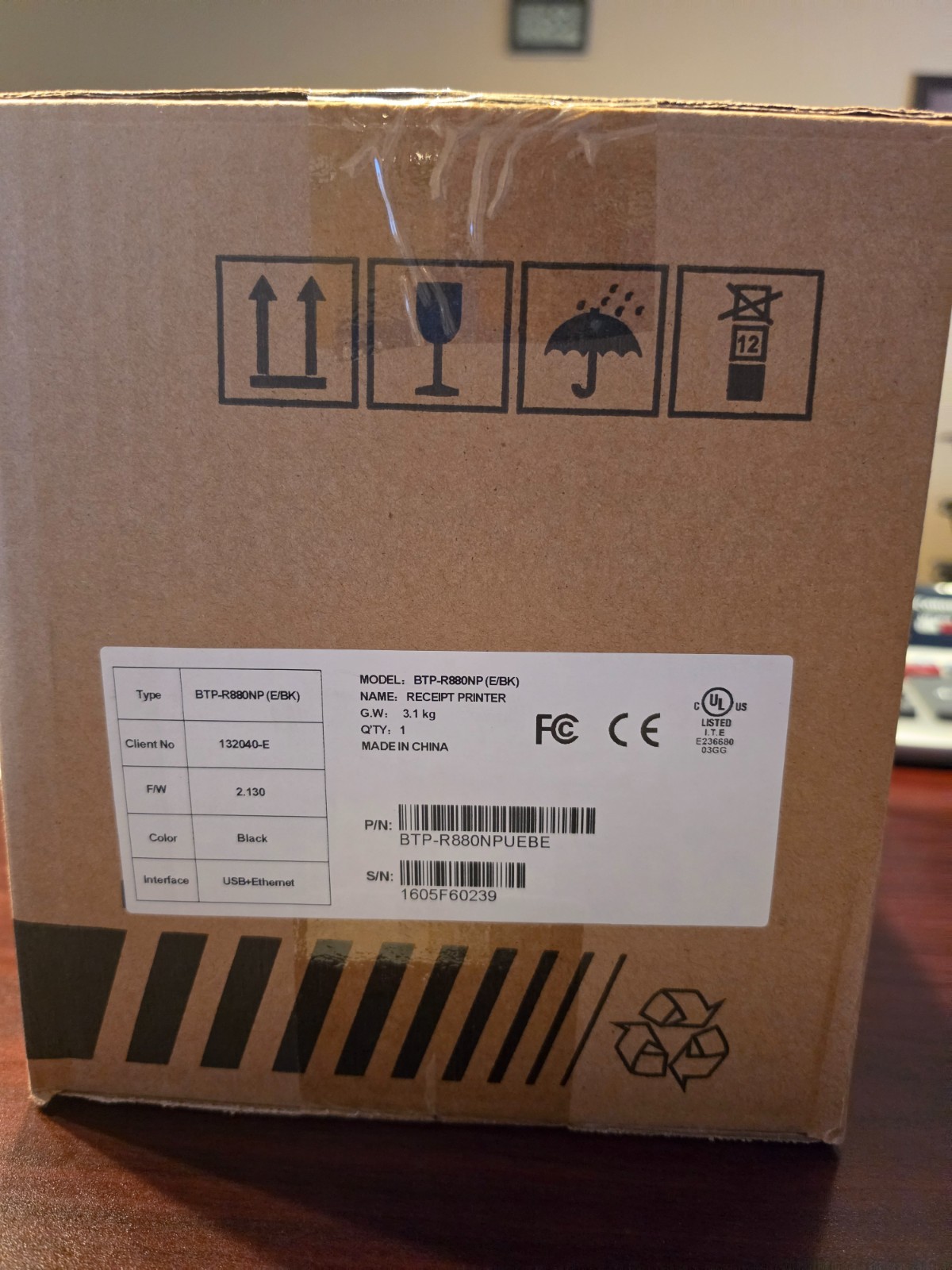 SNBC BTP-R880NP (E/BK) POS Thermal Receipt Printer