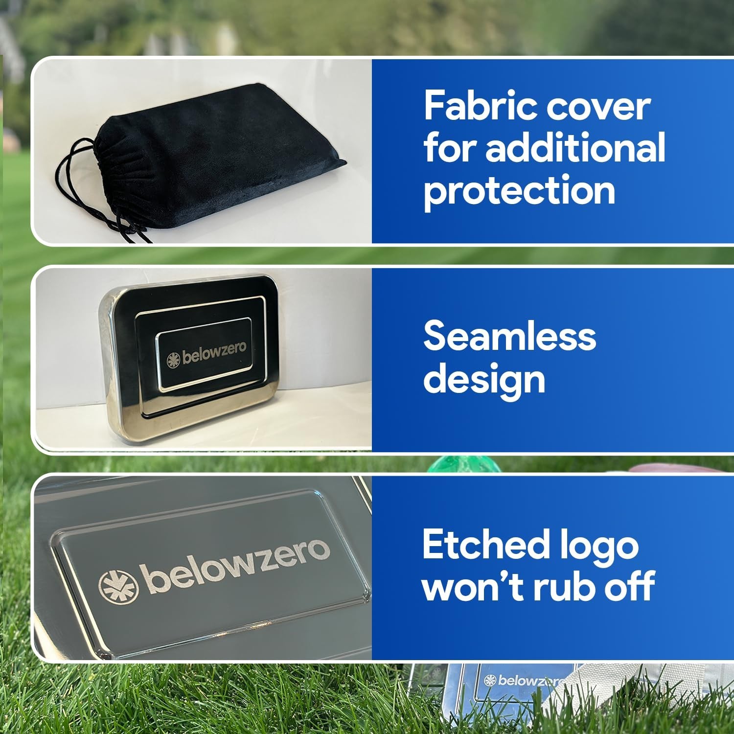 Below Zero Deluxe Stainless Steel Reusable Cooling Pack | Durable Ice Pack La...
