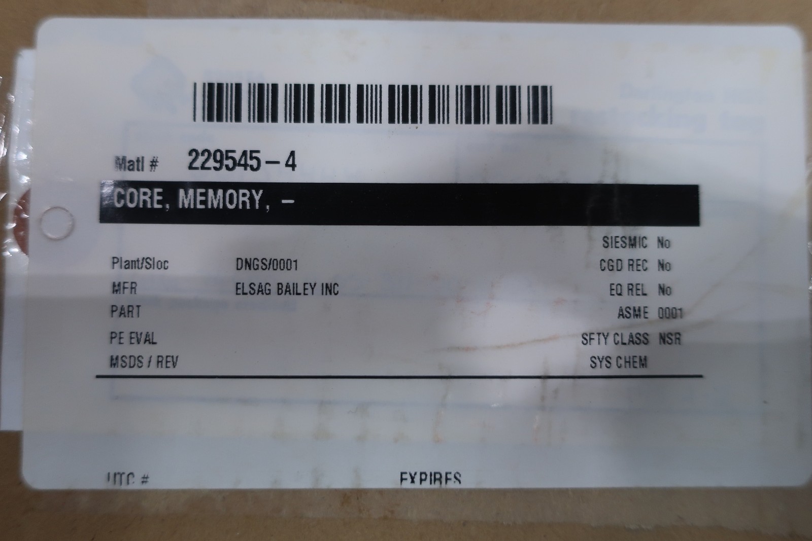Micro Memory 90480 Memory Module