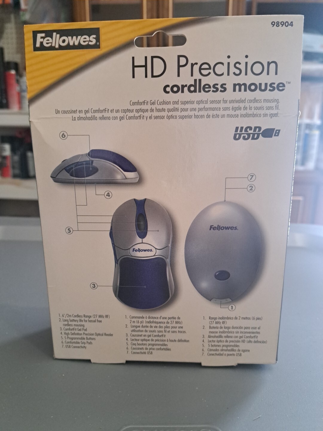 Fellowes 98904 Wireless Optical Mouse