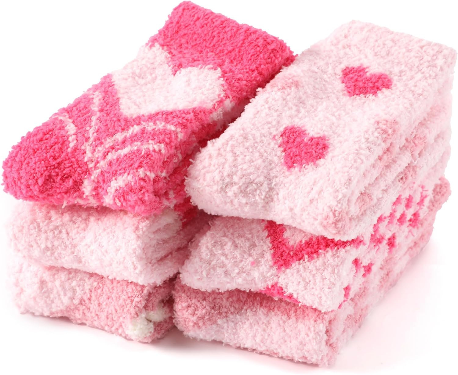 Fluffy Fuzzy Socks Gifts for Women,Winter Cozy Soft Warm Plush Socks Gifts for G