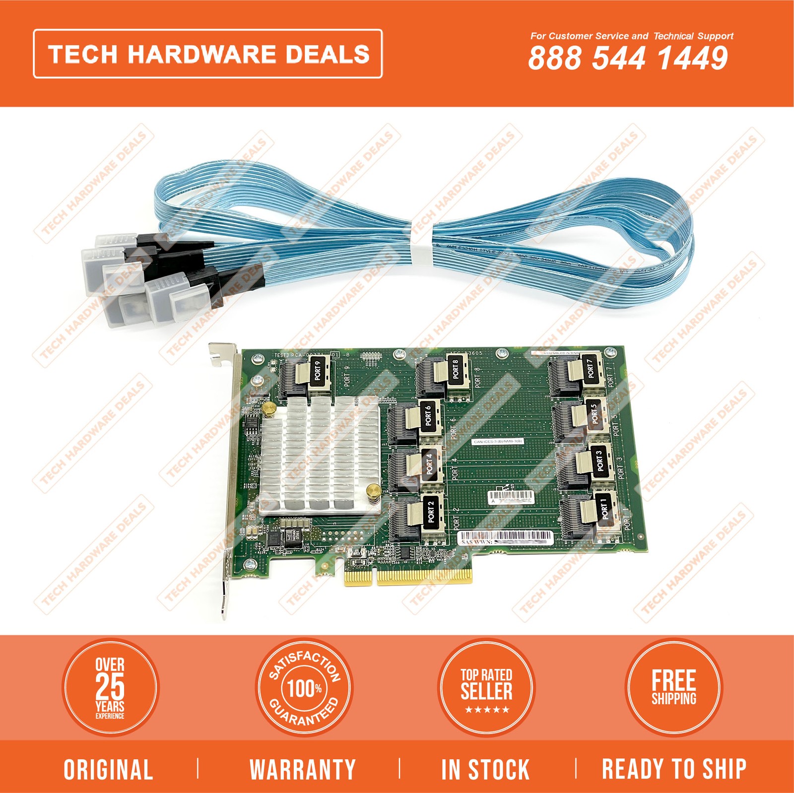 870549-B21  NEW BULK HPE DL38X Gen10 12Gb SAS Expander Card Kit