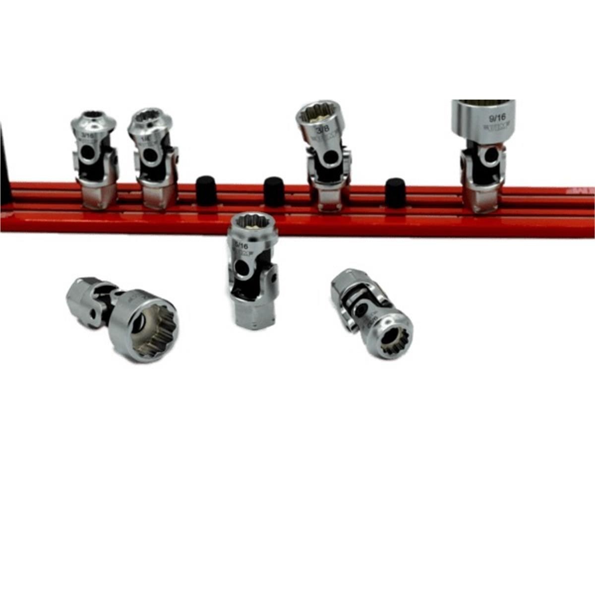 VIM Tools DDSUJ400 9 piece 12 point Dual Drive Nano Universal SAE Socket Set