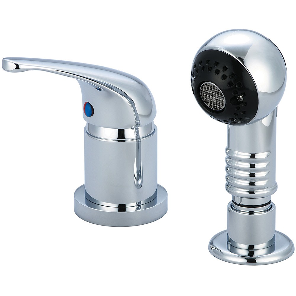Central Brass 1130 2.0 GPM Single Handle Shampoo Faucet - Chrome