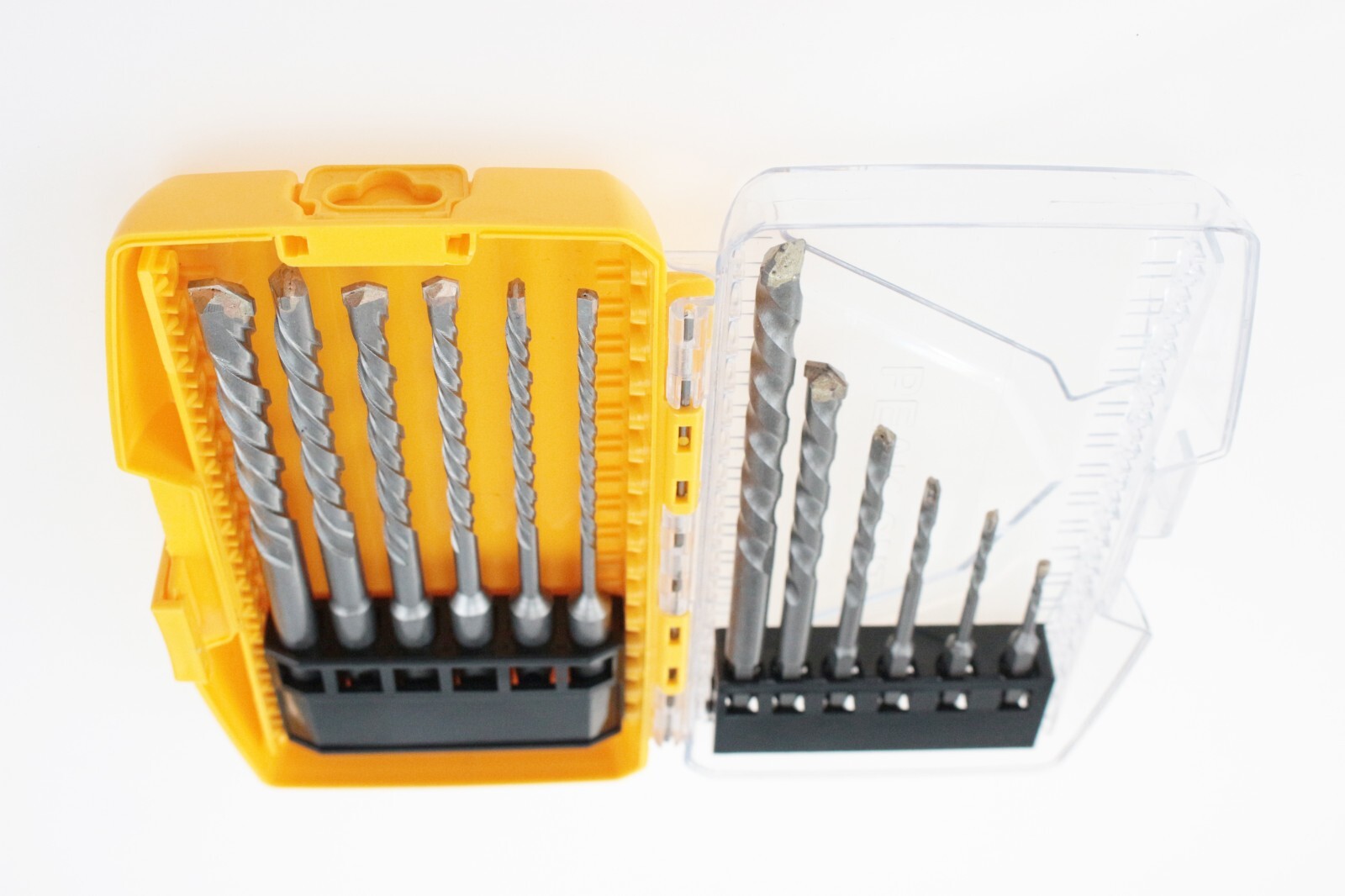 12PCS SDS Plus Hammer Drill Bit and Masonry Drill Bit for Bricks Stone Concrete