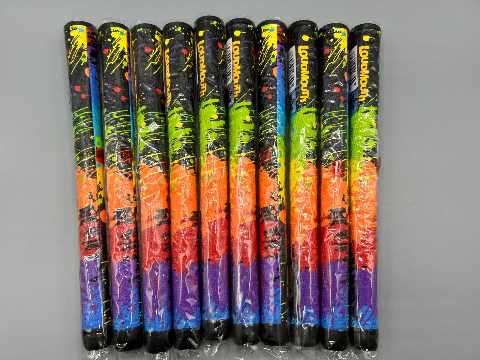 Loudmouth Paintballz Set of 10 Standard Swing Club Grips ( Irons & Woods )