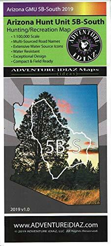 Arizona Hunt Unit 05B-South Hunting/Recreation Map
