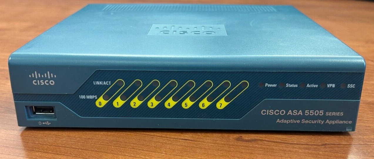 Cisco ASA 5505 Series Adaptive Security Appliance ASA5505 NO Power Supply🟦