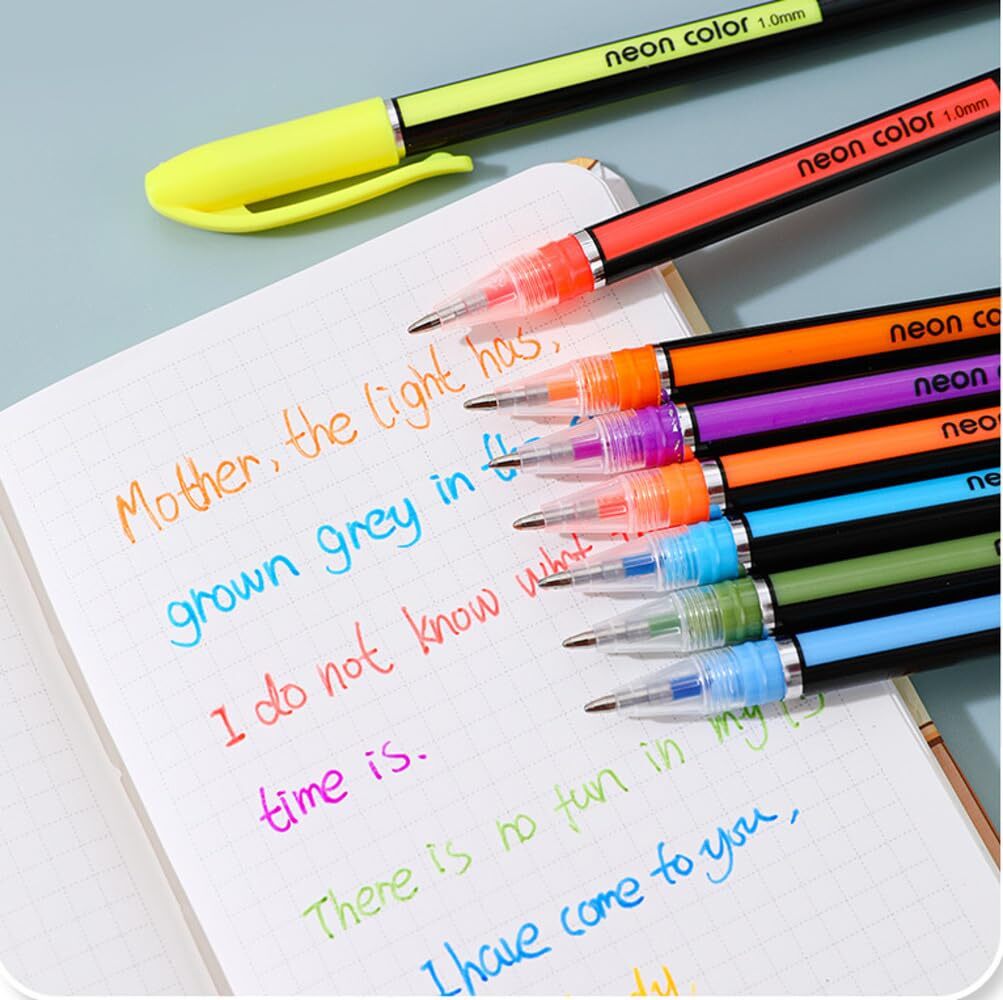 Neon Colour Highlighter 1.0mm Pens