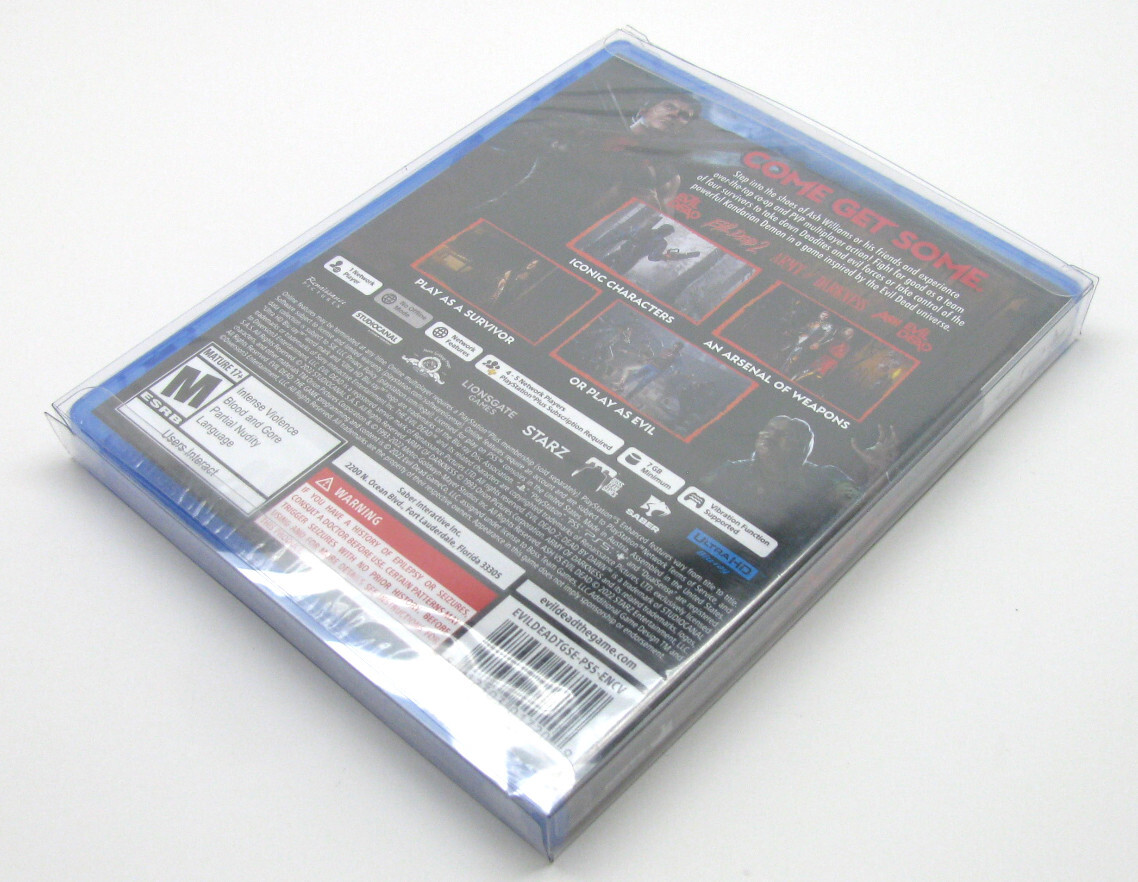 5X SONY PLAYSTATION PS5 CIB GAME - CLEAR PLASTIC PROTECTIVE BOX PROTECTORS CASE