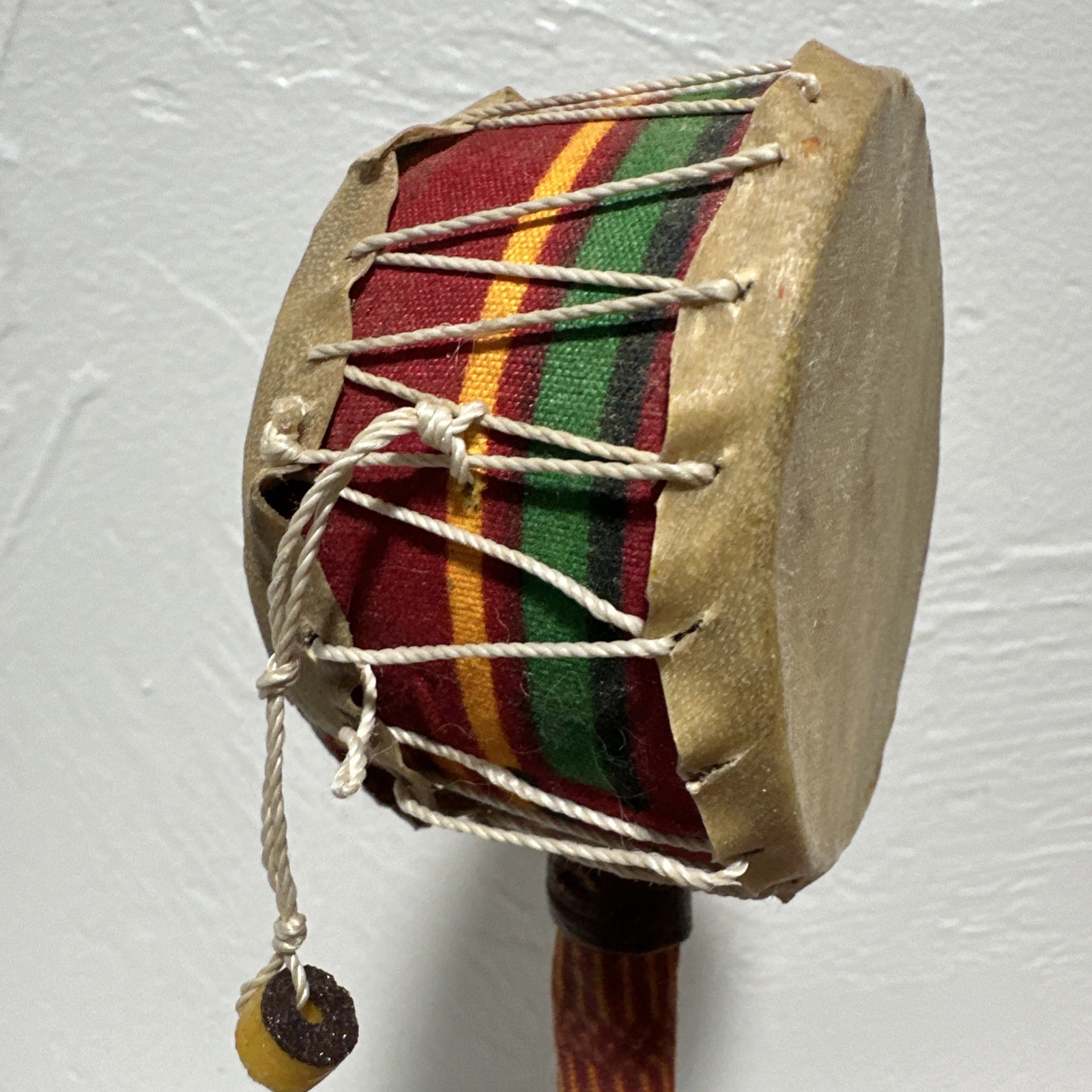 Rattle Drum / Monkey Drum Handmade 8.5"